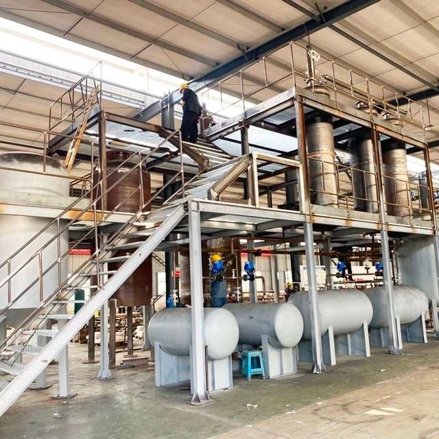 Biodiesel production lines from crude vegetable